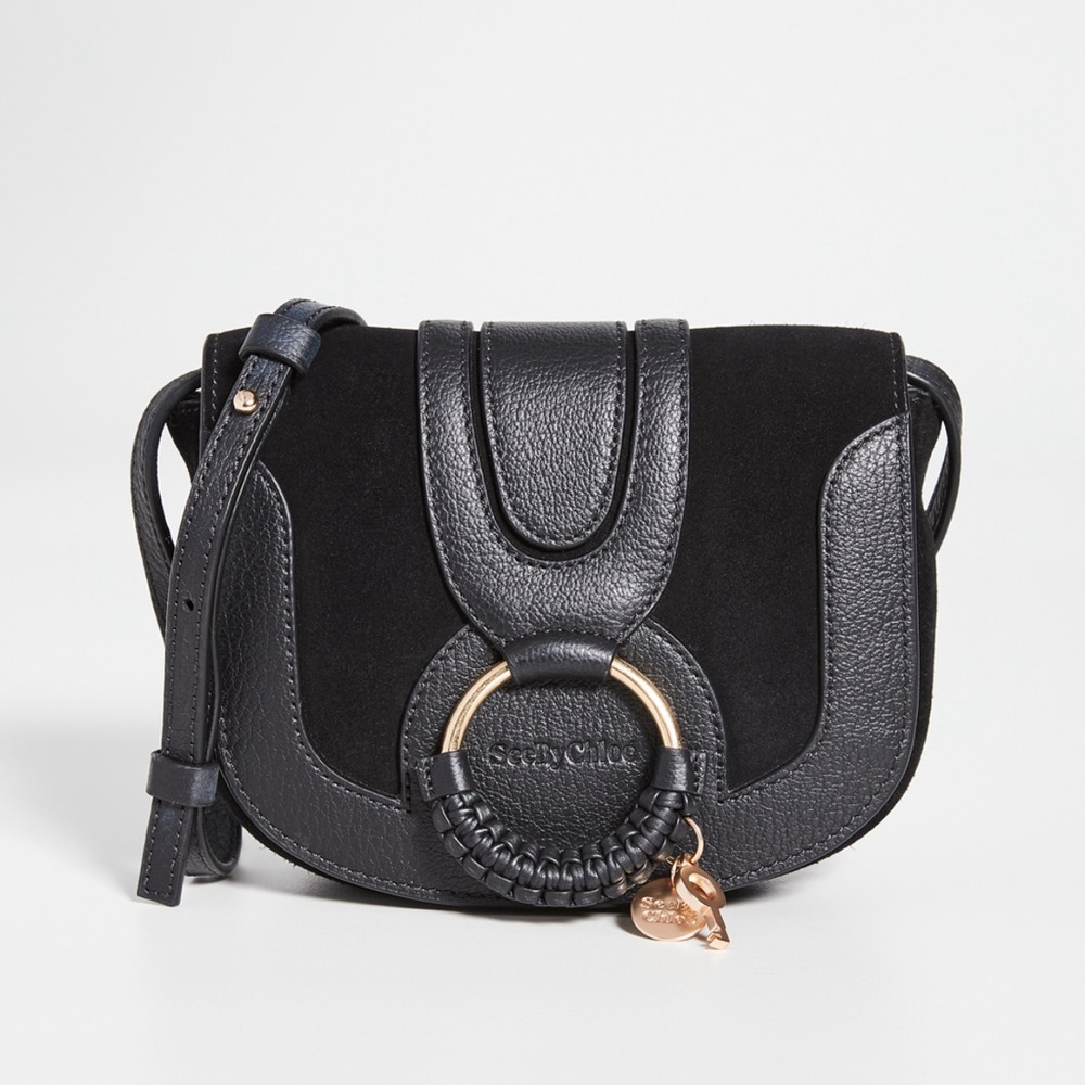Pre-loved See by Chloe Hana Small Saddle Bag, Black